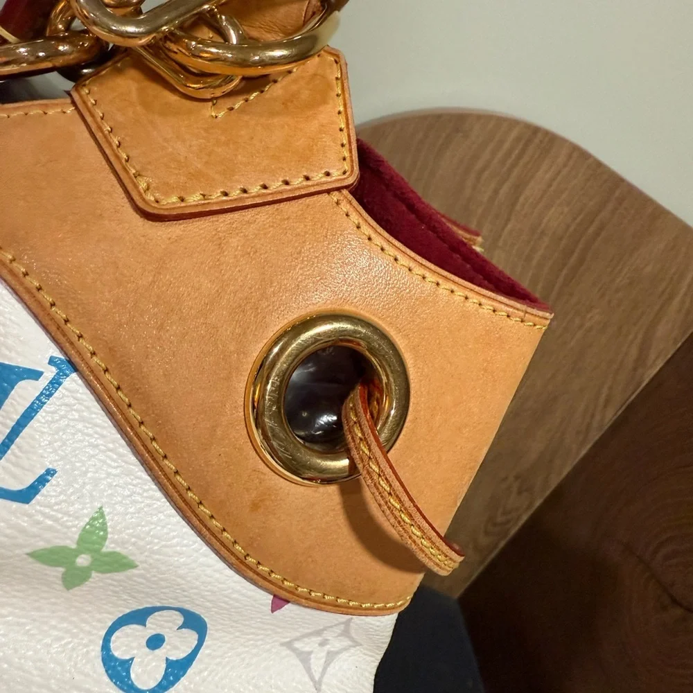 Louis Vuitton Ursula White Multicolor Murakami Bag - Picture 16 of 17